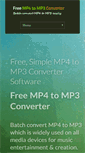 Mobile Screenshot of free-mp4-to-mp3-converter.com